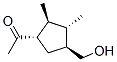 Ethanone, 1-[4-(hydroxymethyl)-2,3-dimethylcyclopentyl]-, [1S-(1alpha,2beta,3alpha,4beta)]- 구조식 이미지