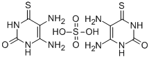 4,5-DIAMINO-6-THIOURACIL HEMISULFATE Structure