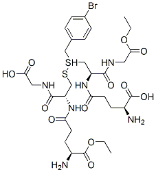 S-4-bromobenzylglutathione diethyl ester Structure