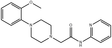 4-(2-Methoxyphenyl)-N-2-pyridinyl-1-piperazineacetaMide 구조식 이미지
