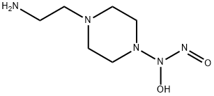 1-Piperazineethanamine,4-(hydroxynitrosoamino)-(9CI) Structure