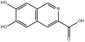 3-이소퀴놀린카르복실산,6,7-디히드록시-(9CI) 구조식 이미지