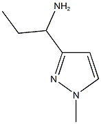 [1-(1-methyl-1H-pyrazol-3-yl)propyl]amine Structure