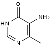 4(1H)-Pyrimidinone, 5-amino-6-methyl- (9CI) 구조식 이미지
