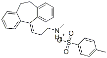 3-(10,11-dihydro-5H-dibenzo[a,d]cyclohepten-5-ylidene)propyl(methyl)ammonium p-toluenesulphonate Structure