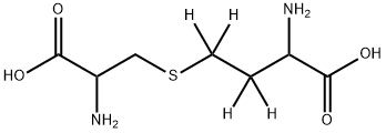 DL-(2-아미노-2-카르복시에틸)-호모시스테인-3,3,4,4-D4 구조식 이미지