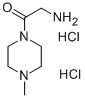 2-AMINO-1-(4-METHYL-PIPERAZIN-1-YL)-ETHANONE 2 HCL 구조식 이미지