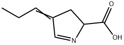 2H-Pyrrole-2-carboxylicacid,3,4-dihydro-4-propylidene-(9CI) 구조식 이미지