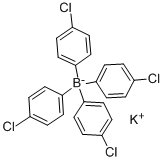 POTASSIUM TETRAKIS(4-CHLOROPHENYL)BORATE 구조식 이미지