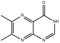 6,7-dimethyl-1H-pteridin-4-one  구조식 이미지