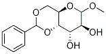 메틸4,6-O-벤질리덴-D-알트로피라노시드 구조식 이미지