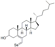 6-selenomethylcholesterol Structure