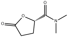 2-푸란카르복사미드,테트라히드로-N,N-디메틸-5-옥소-,(S)-(9CI) 구조식 이미지