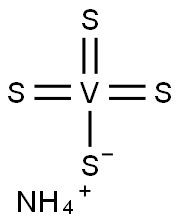 AMMONIUM TETRATHIOVANADATE (V), 99 구조식 이미지