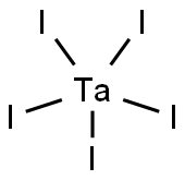 TANTALUM (V) IODIDE 구조식 이미지