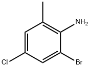 2-BROMO-4-CHLORO-6-METHYLANILINE Structure