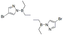 2,6-dibromo-4,4,8,8-tetraethylpyrazabole Structure