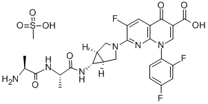 Alatrofloxacin 구조식 이미지