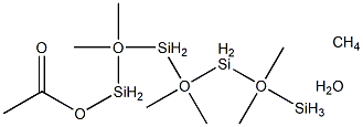 ACETOXYHEPTAMETHYLCYCLOTETRASILOXANE Structure