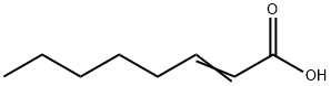 TRANS-2-OCTENOIC ACID 구조식 이미지