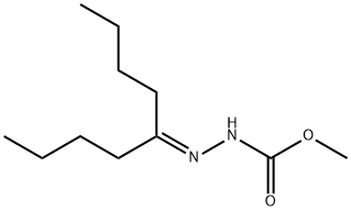 2-(1-Butylpentylidene)hydrazine-1-carboxylic acid methyl ester Structure