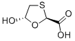 RAC-TRANS-5-HYDROXY-1,3-OXATHIOLANE-2-CARBOXYLIC ACID 구조식 이미지