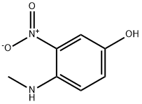 4-(N-METHYLAMINO)-3-NITRO PHENOL Structure