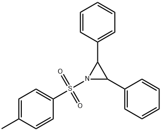 1-(p-Tolylsulfonyl)-2,3-diphenylaziridine Structure