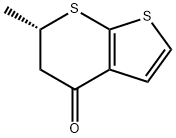 (S)-6-Methyl-5,6-dihydro-4H-thieno[2,3-b]thiopyran-4-one 구조식 이미지