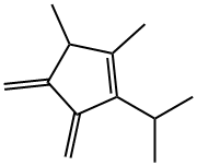 Cyclopentene, 1,5-dimethyl-3,4-bis(methylene)-2-(1-methylethyl)- (9CI) 구조식 이미지