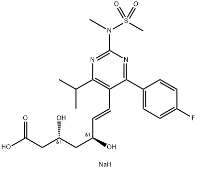 Rosuvastatin sodium Structure