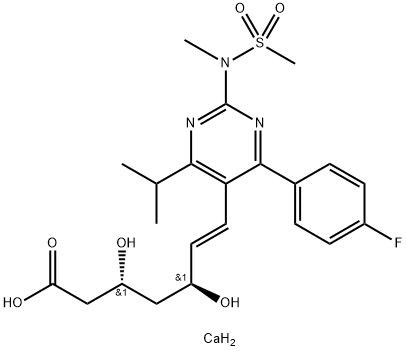 Rosuvastatin calcium 구조식 이미지