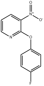 2-(4-FLUOROPHENOXY)-3-NITROPYRIDINE 구조식 이미지