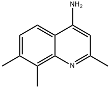 4-AMINO-2,7,8-TRIMETHYLQUINOLINE Structure