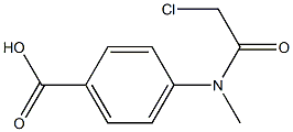 N-METHYL-4-(2-클로로아세타미도)벤조산 구조식 이미지