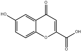 6-HYDROXY-4-OXO-4H-CHROMENE-2-CARBOXYLIC ACID Structure