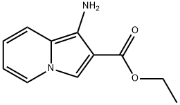2-Indolizinecarboxylicacid,1-amino-,ethylester(8CI) Structure