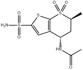 147200-03-1 (4S)-4-Acetamide-5,6-Dihydro-6-Methyl-2-Sulfonamide-Thio[2,3-B]Thiopyran7,7Dioxide