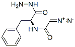 N-Diazoacetyl-L-phenylalanine hydrazide Structure