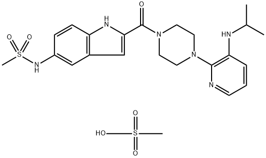 DELAVIRDINE, MESYLATE Structure