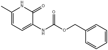 3-벤질옥시카르보닐아미노-6-메틸-2-피리돈 구조식 이미지