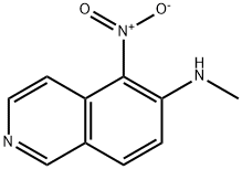 N-Methyl-5-nitro-6-isoquinolinamine 구조식 이미지