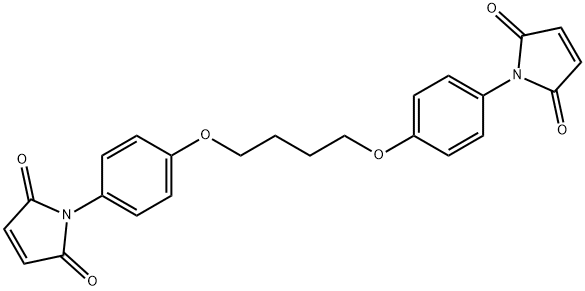 1,4-BIS(4-MALEIMIDOPHENOXY)BUTANE Structure