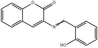 N-salicylidene-3-aminocoumarin 구조식 이미지