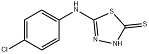 5-[(4-chlorophenyl)amino]-1,3,4-thiadiazole-2-thiol Structure