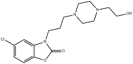 5-Chloro-3-[3-[4-(2-hydroxyethyl)piperazin-1-yl]propyl]benzoxazol-2(3H)-one Structure