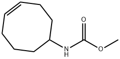 Carbamic  acid,  4-cycloocten-1-yl-,  methyl  ester  (9CI) Structure