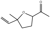 Ethanone, 1-(5-ethenyltetrahydro-5-methyl-2-furanyl)- (9CI) Structure