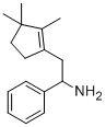 1-Amino-1-phenyl-(2,3,3-trimethylcyclopent-1-en-1-yl)ethane Structure
