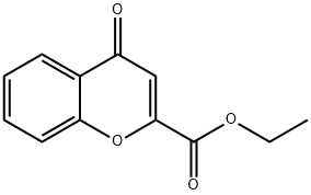 에틸4-옥소-4H-1-벤조피란-2-카르복실레이트 구조식 이미지